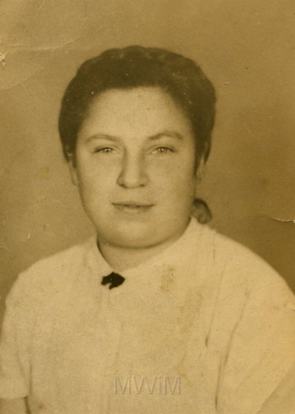 KKE 4181.jpg - Stanisława Gawryś, Załuski, 1955 r.